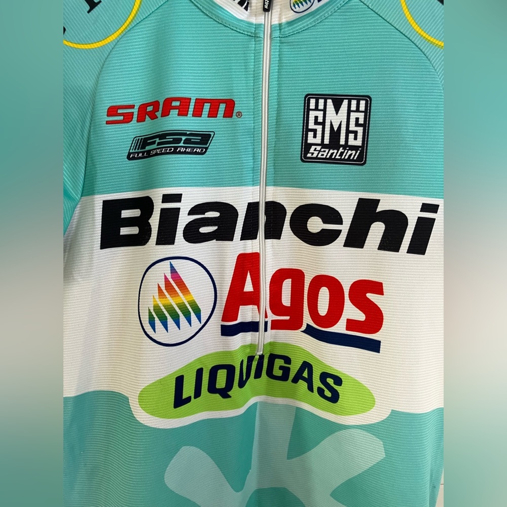 Santini Bianchi Womens Cycling Jersey XS - Picture 2 of 7